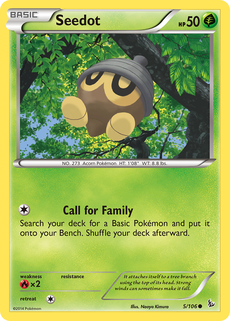 Seedot (5/106) [XY: Flashfire] | Gear Gaming Fayetteville