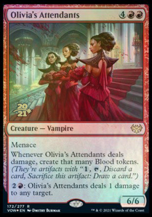 Olivia's Attendants [Innistrad: Crimson Vow Prerelease Promos] | Gear Gaming Fayetteville