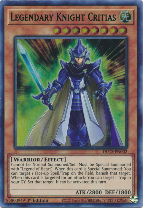 Legendary Knight Critias (Green) [DLCS-EN002] Ultra Rare | Gear Gaming Fayetteville