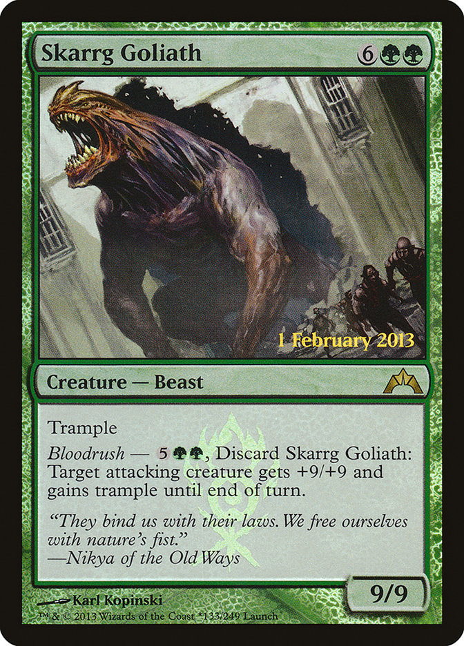 Skarrg Goliath (Launch) [Gatecrash Prerelease Promos] | Gear Gaming Fayetteville