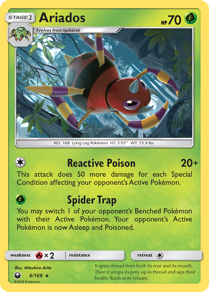 Ariados (6/168) [Sun & Moon: Celestial Storm] | Gear Gaming Fayetteville