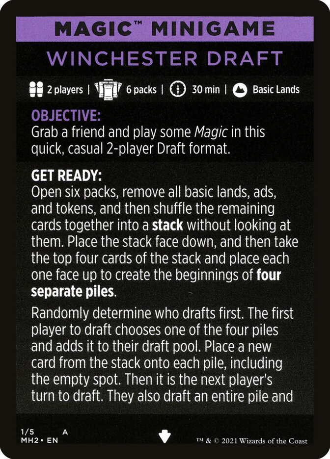 Winchester Draft (Magic Minigame) [Modern Horizons 2 Minigame] | Gear Gaming Fayetteville