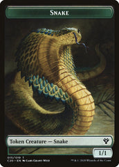 Beast (010) // Snake Double-Sided Token [Commander 2020 Tokens] | Gear Gaming Fayetteville