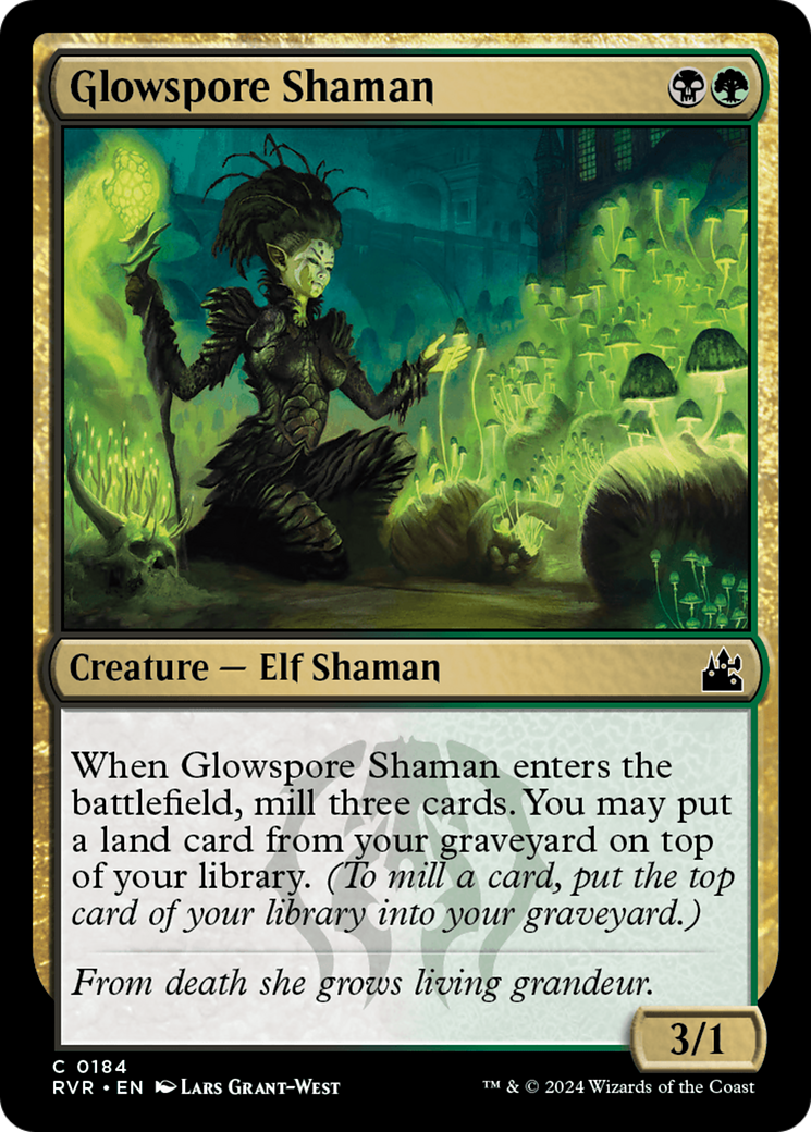 Glowspore Shaman [Ravnica Remastered] | Gear Gaming Fayetteville