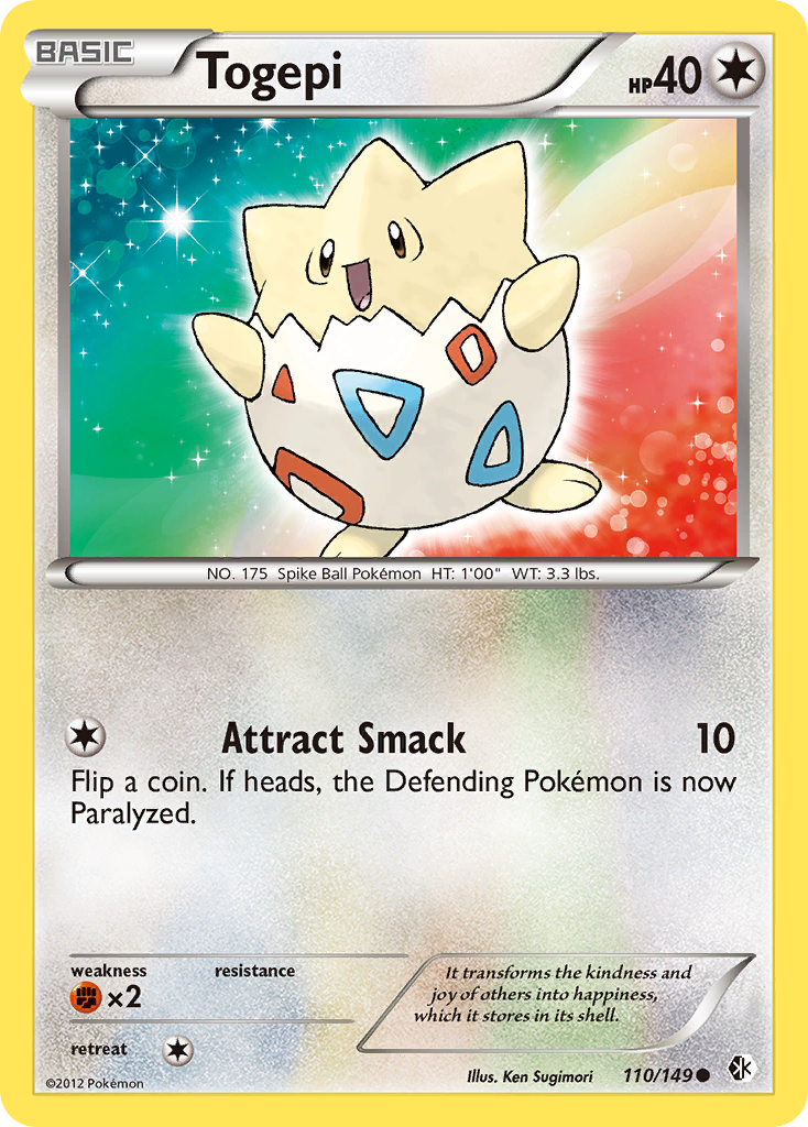 Togepi (110/149) [Black & White: Boundaries Crossed] | Gear Gaming Fayetteville