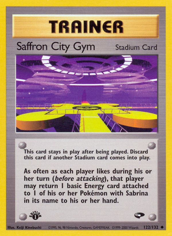 Saffron City Gym (122/132) [Gym Challenge 1st Edition] | Gear Gaming Fayetteville