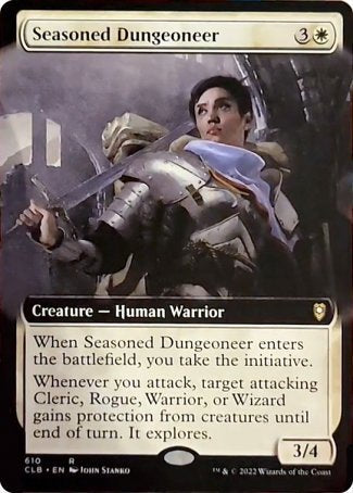 Seasoned Dungeoneer (Extended Art) [Commander Legends: Battle for Baldur's Gate] | Gear Gaming Fayetteville