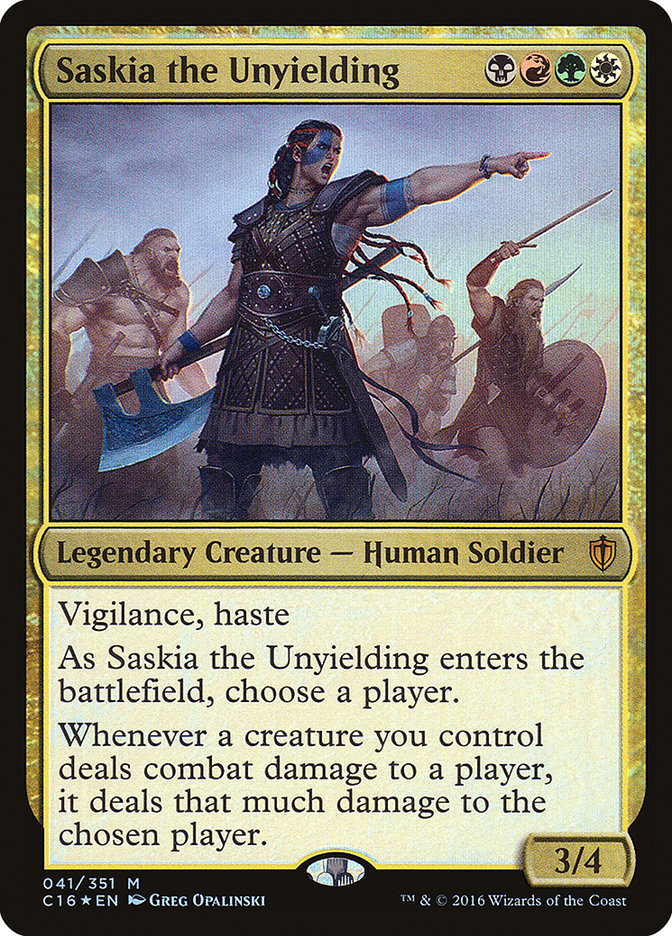 Saskia the Unyielding [Commander 2016] | Gear Gaming Fayetteville