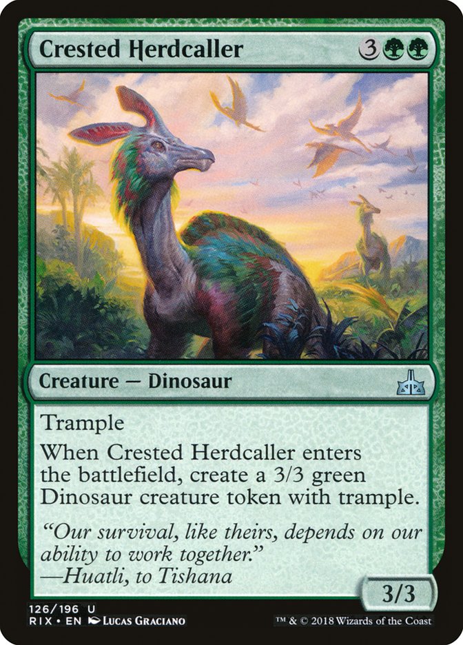 Crested Herdcaller [Rivals of Ixalan] | Gear Gaming Fayetteville