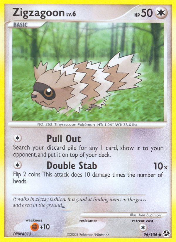 Zigzagoon (96/106) [Diamond & Pearl: Great Encounters] | Gear Gaming Fayetteville