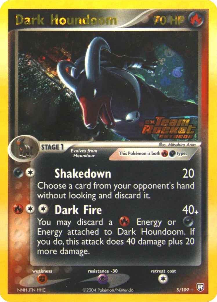 Dark Houndoom (5/109) (Stamped) [EX: Team Rocket Returns] | Gear Gaming Fayetteville