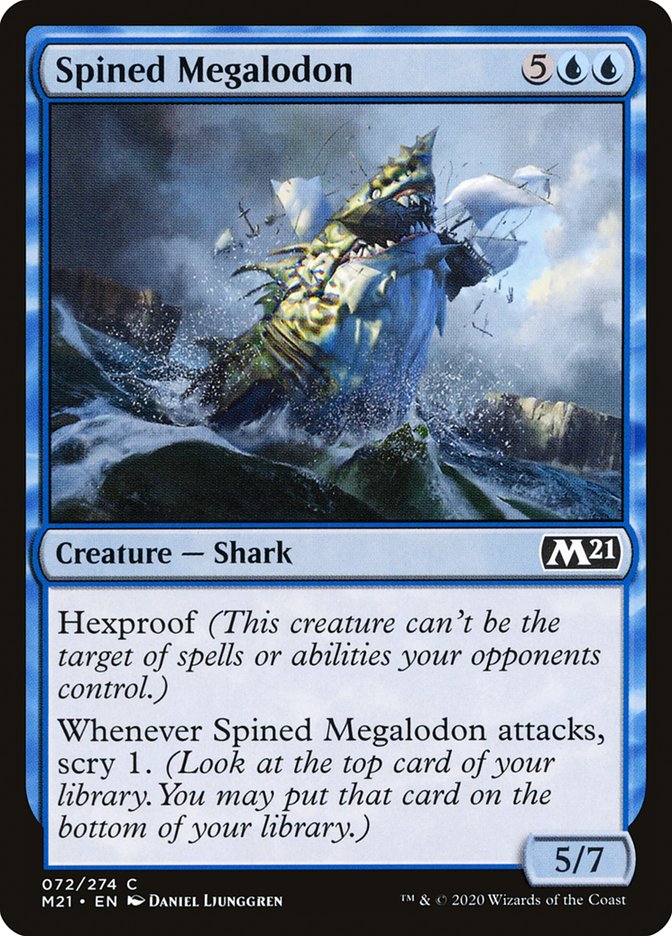 Spined Megalodon [Core Set 2021] | Gear Gaming Fayetteville