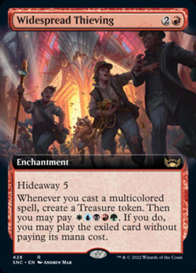 Widespread Thieving (Extended Art) [Streets of New Capenna] | Gear Gaming Fayetteville