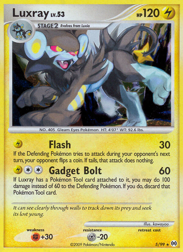 Luxray (5/99) (Theme Deck Exclusive) [Platinum: Arceus] | Gear Gaming Fayetteville