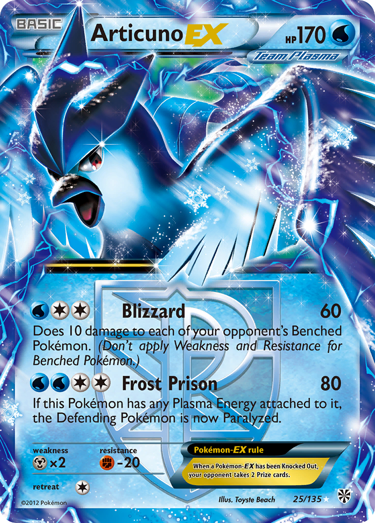 Articuno EX (25/135) [Black & White: Plasma Storm] | Gear Gaming Fayetteville