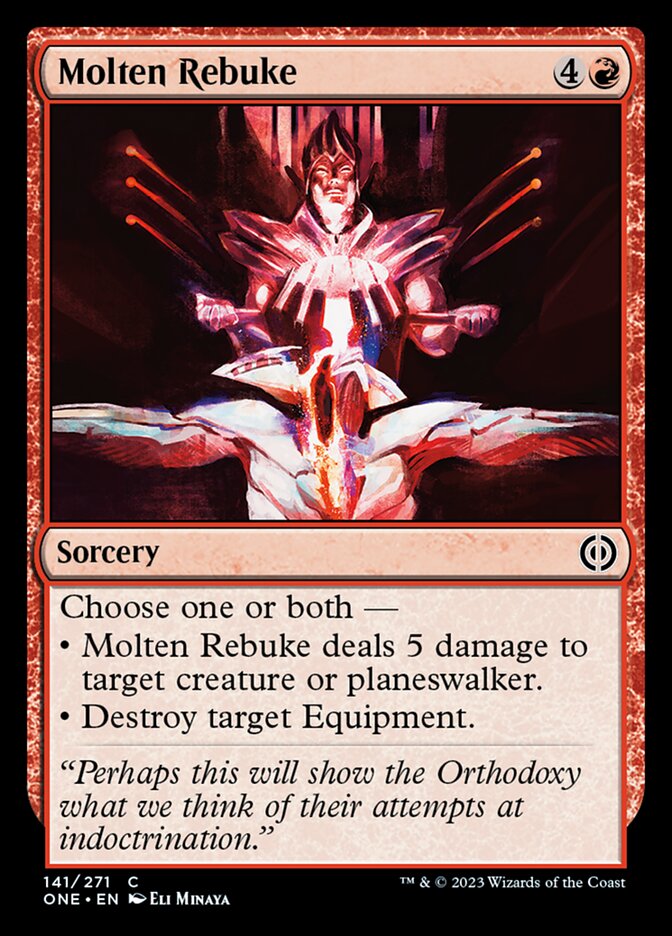 Molten Rebuke [Phyrexia: All Will Be One] | Gear Gaming Fayetteville