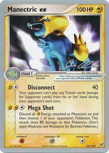 Manectric ex (101/107) (Mewtrick - Jason Klaczynski) [World Championships 2006] | Gear Gaming Fayetteville