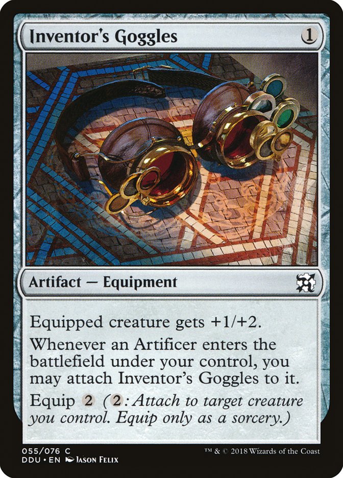 Inventor's Goggles [Duel Decks: Elves vs. Inventors] | Gear Gaming Fayetteville