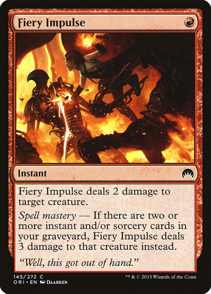 Fiery Impulse [Magic Origins] | Gear Gaming Fayetteville