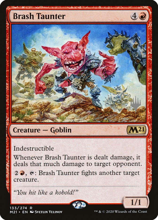 Brash Taunter (Promo Pack) [Core Set 2021 Promos] | Gear Gaming Fayetteville