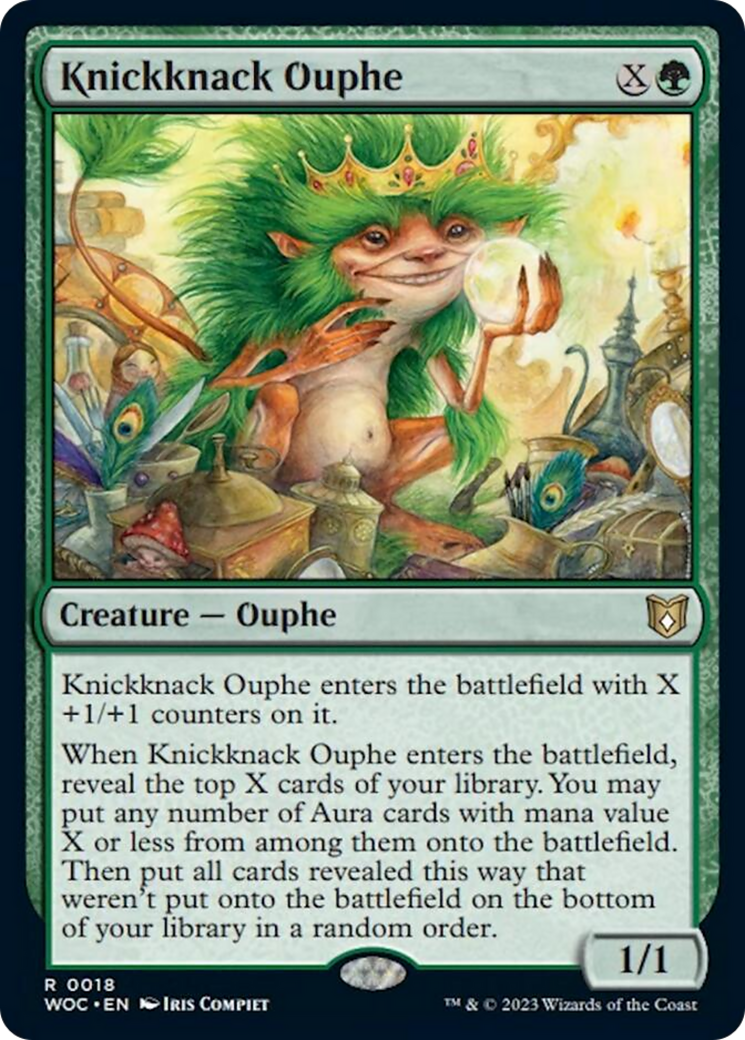 Knickknack Ouphe [Wilds of Eldraine Commander] | Gear Gaming Fayetteville