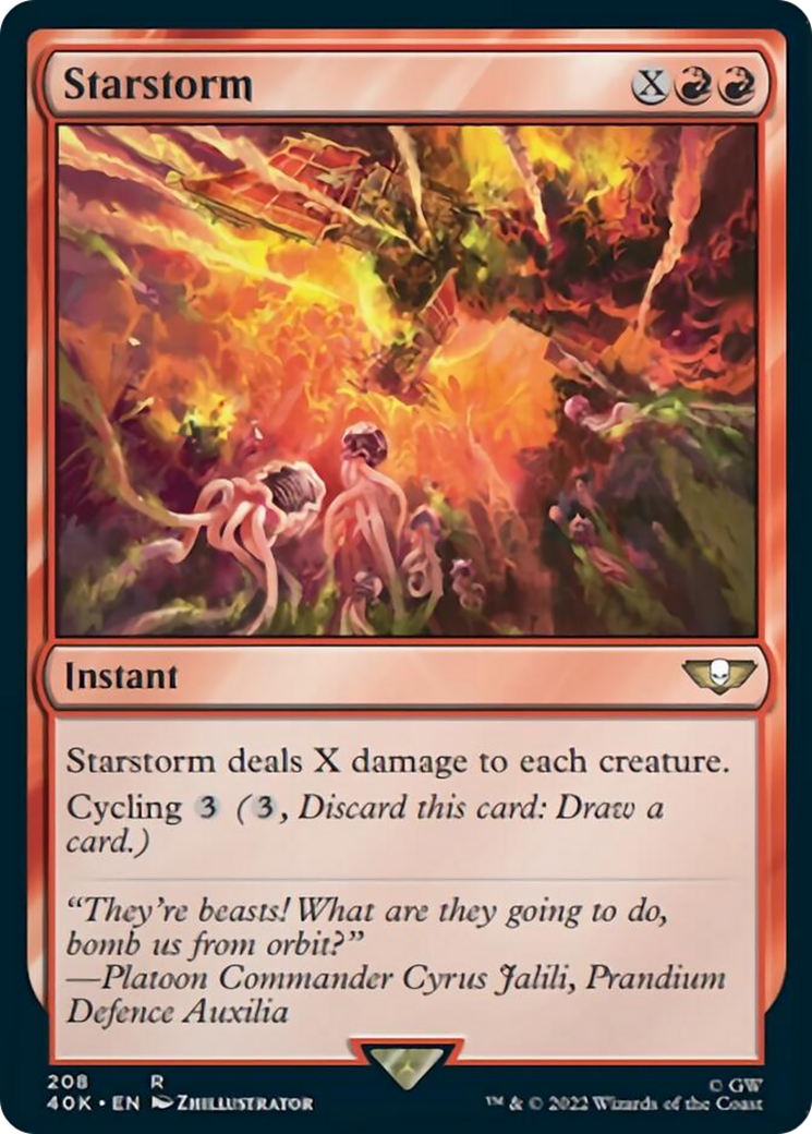Starstorm (Surge Foil) [Warhammer 40,000] | Gear Gaming Fayetteville
