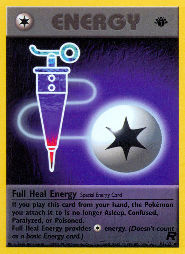 Full Heal Energy (81/82) [Team Rocket 1st Edition] | Gear Gaming Fayetteville