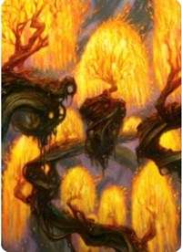 Grove of the Burnwillows Art Card [Zendikar Rising Art Series] | Gear Gaming Fayetteville