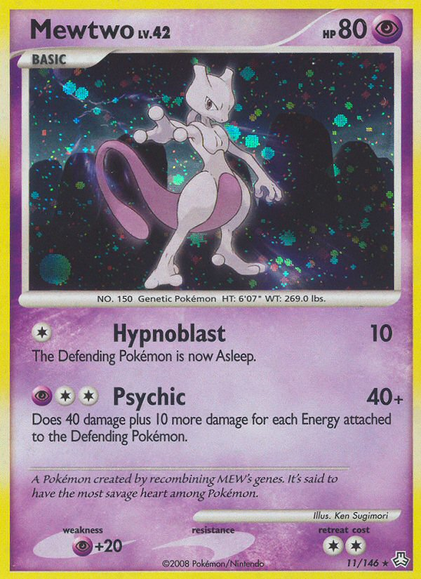 Mewtwo (11/146) [Diamond & Pearl: Legends Awakened] | Gear Gaming Fayetteville