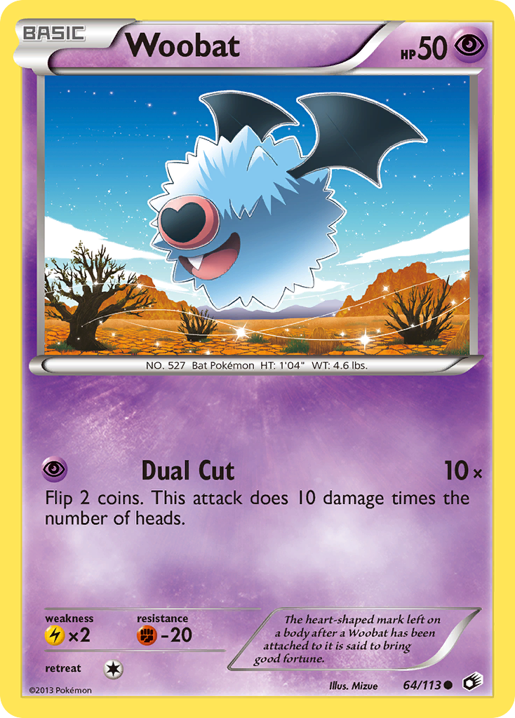 Woobat (64/113) [Black & White: Legendary Treasures] | Gear Gaming Fayetteville