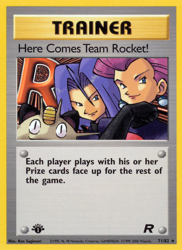 Here Comes Team Rocket! (71/82) [Team Rocket 1st Edition] | Gear Gaming Fayetteville