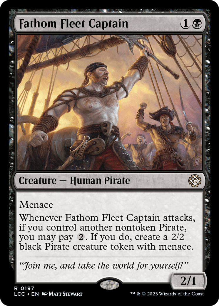 Fathom Fleet Captain [The Lost Caverns of Ixalan Commander] | Gear Gaming Fayetteville