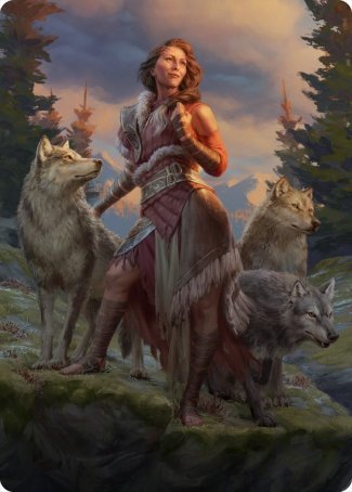 Arlinn, the Pack's Hope 1 Art Card [Innistrad: Midnight Hunt Art Series] | Gear Gaming Fayetteville