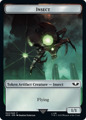 Necron Warrior // Insect Double-Sided Token [Warhammer 40,000 Tokens] | Gear Gaming Fayetteville