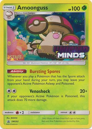 Amoonguss (SM202) (Staff Prerelease Promo) [Sun & Moon: Black Star Promos] | Gear Gaming Fayetteville