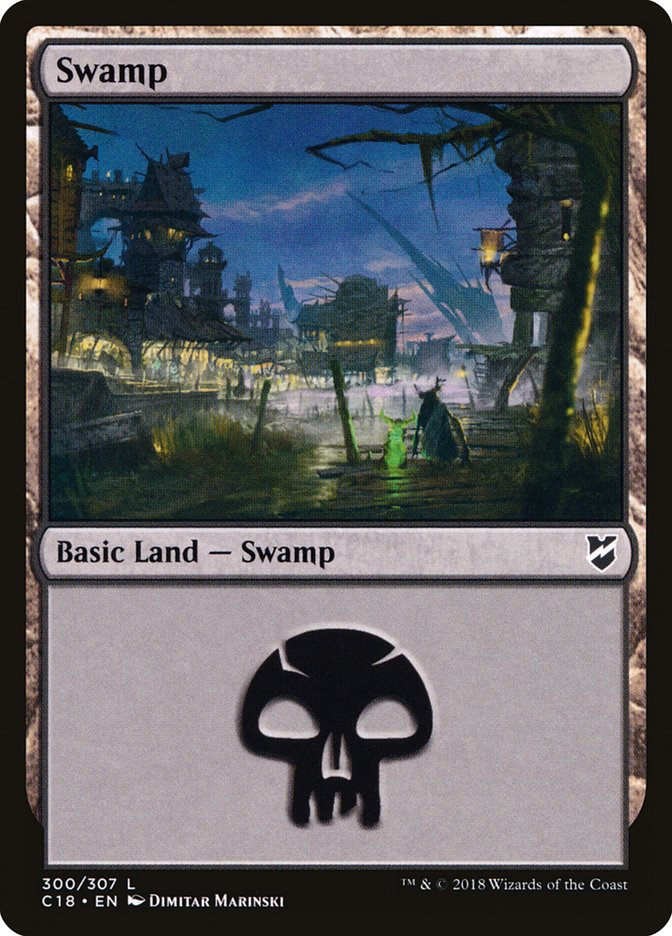 Swamp (300) [Commander 2018] | Gear Gaming Fayetteville