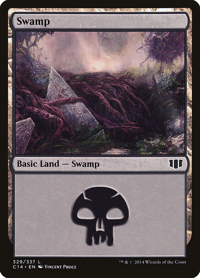 Swamp (329) [Commander 2014] | Gear Gaming Fayetteville