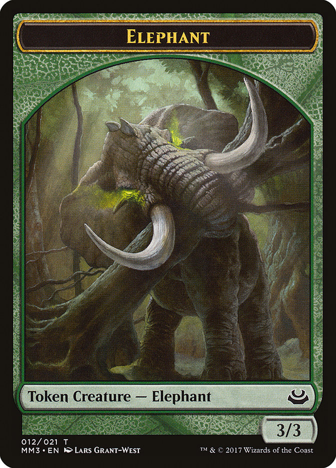 Elephant Token [Modern Masters 2017 Tokens] | Gear Gaming Fayetteville