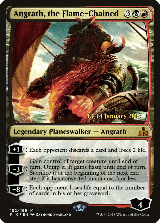 Angrath, the Flame-Chained [Rivals of Ixalan Prerelease Promos] | Gear Gaming Fayetteville