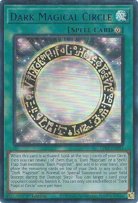 Dark Magical Circle (Blue) [LDS3-EN093] Ultra Rare | Gear Gaming Fayetteville