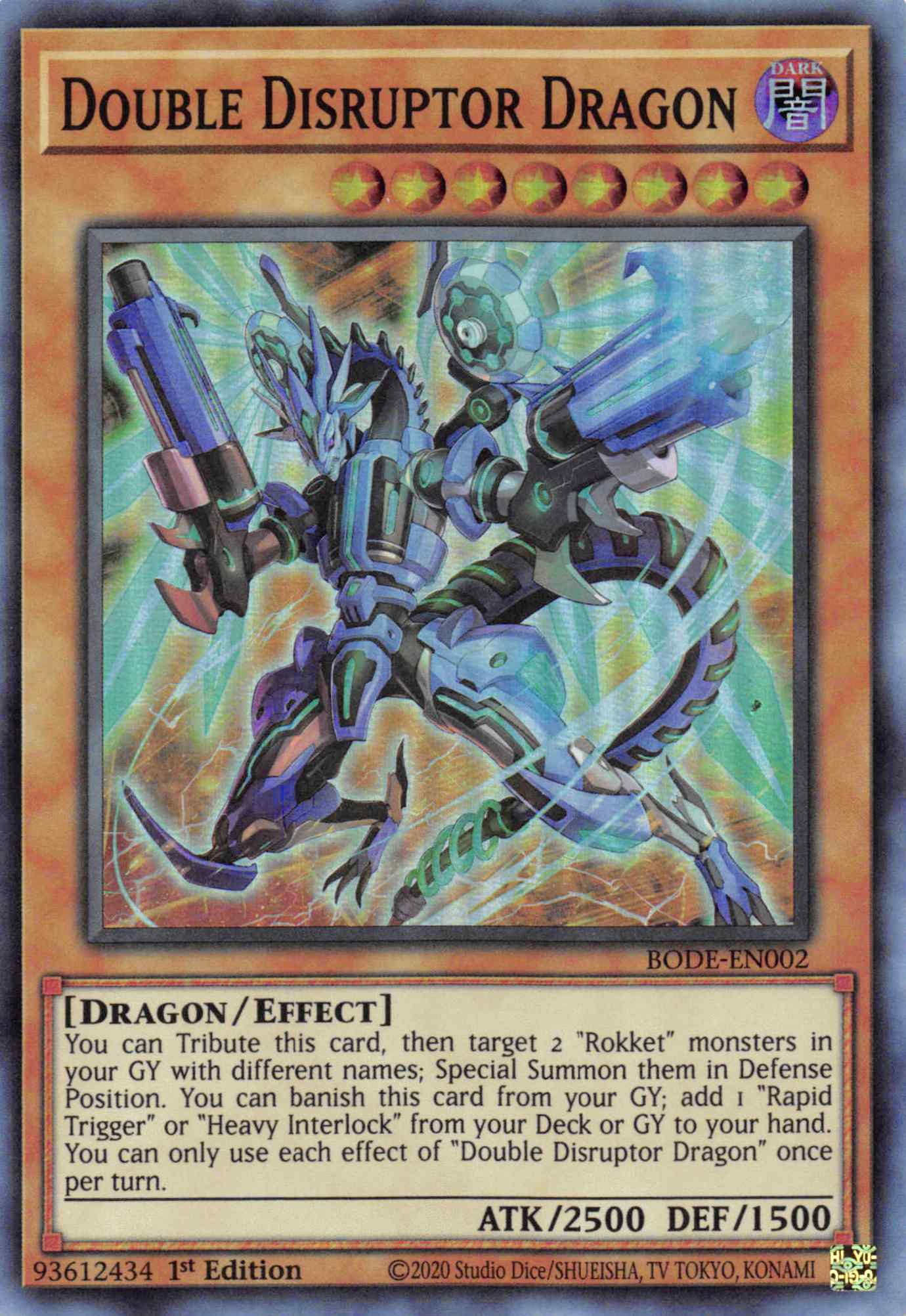 Double Disrupter Dragon [BODE-EN002] Super Rare | Gear Gaming Fayetteville