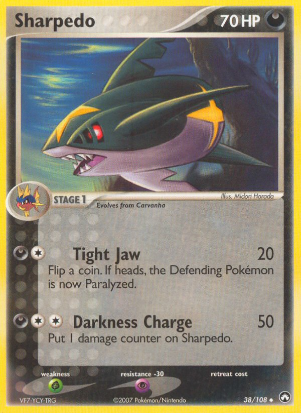 Sharpedo (38/108) [EX: Power Keepers] | Gear Gaming Fayetteville