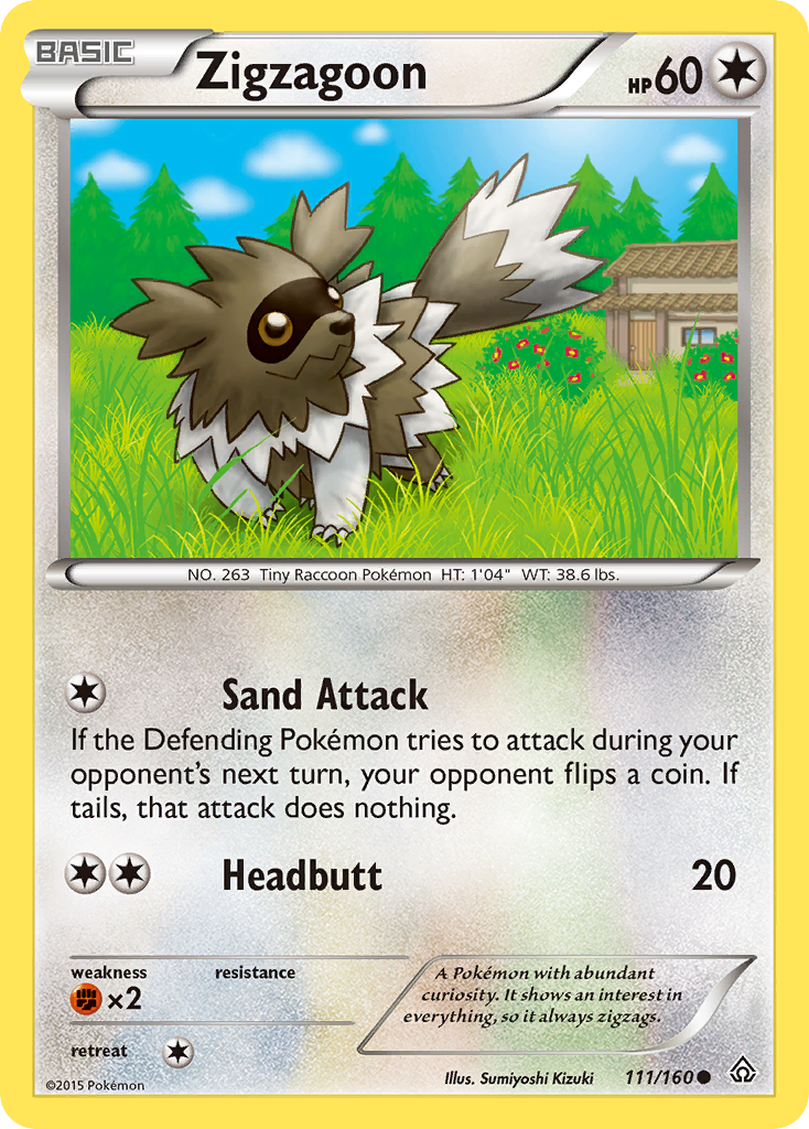 Zigzagoon (111/160) [XY: Primal Clash] | Gear Gaming Fayetteville