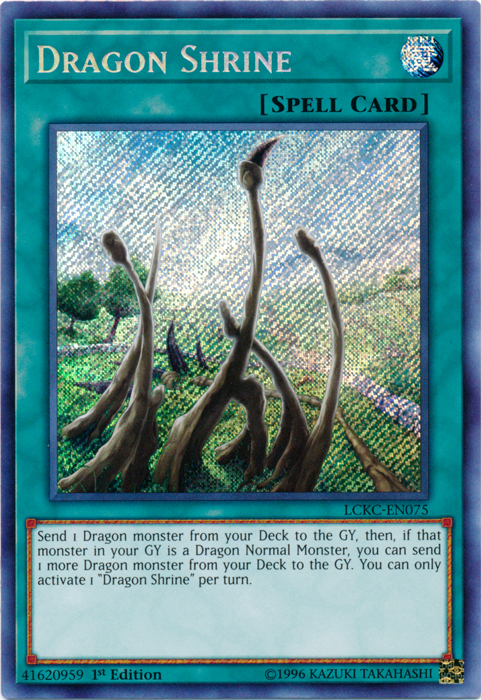 Dragon Shrine [LCKC-EN075] Secret Rare | Gear Gaming Fayetteville