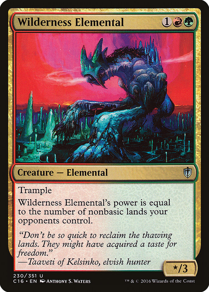 Wilderness Elemental [Commander 2016] | Gear Gaming Fayetteville