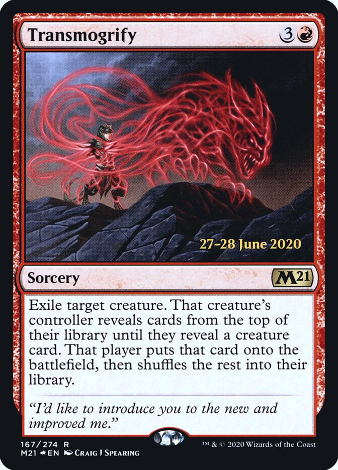 Transmogrify [Core Set 2021 Prerelease Promos] | Gear Gaming Fayetteville