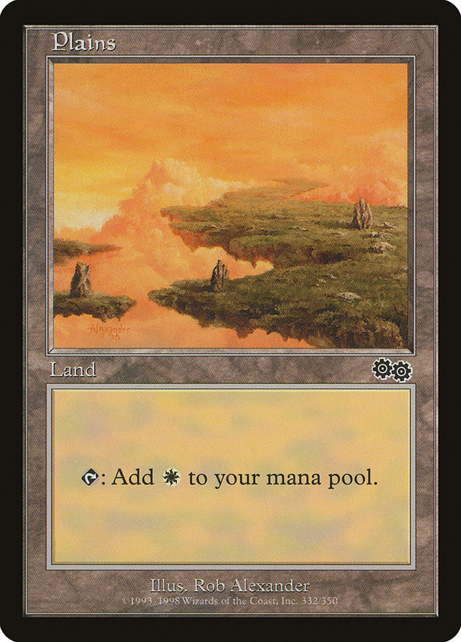 Plains (332) [Urza's Saga] | Gear Gaming Fayetteville