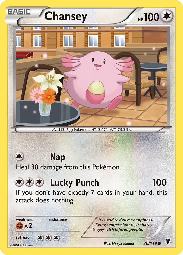 Chansey (80/119) [XY: Phantom Forces] | Gear Gaming Fayetteville