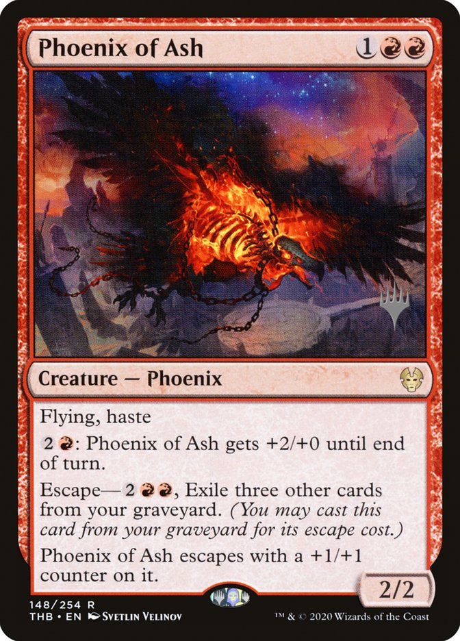 Phoenix of Ash (Promo Pack) [Theros Beyond Death Promos] | Gear Gaming Fayetteville