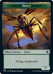 Insect // Cat Beast Double-Sided Token [Starter Commander Decks] | Gear Gaming Fayetteville